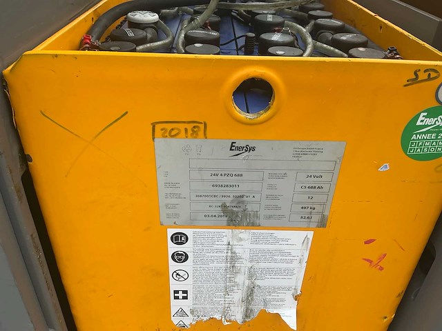 2016 jungheinrich eks 110z-100e stapelaar - afbeelding 32 van  38