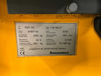 2016 jungheinrich esd120 stapelaar - afbeelding 5 van  17