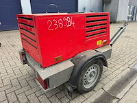 2016 kaeser m20 mobiele bouwcompressor - 7 bar - 14kw - afbeelding 1 van  16