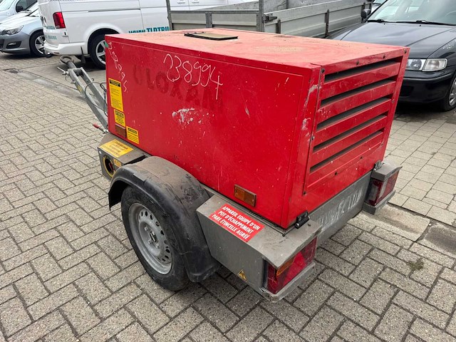 2016 kaeser m20 mobiele bouwcompressor - 7 bar - 14kw - afbeelding 10 van  16