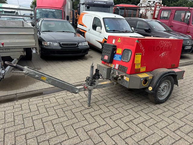 2016 kaeser m20 mobiele bouwcompressor - 7 bar - 14kw - afbeelding 12 van  16