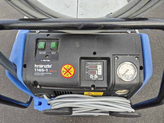 2016 kranzle therm 1165-1 hogedrukreiniger warmwater - afbeelding 5 van  7
