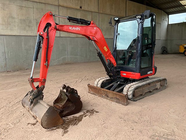 2016 kubota u27-4 rupsgraafmachine - afbeelding 1 van  20