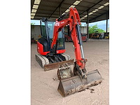 2016 kubota u27-4 rupsgraafmachine - afbeelding 14 van  20