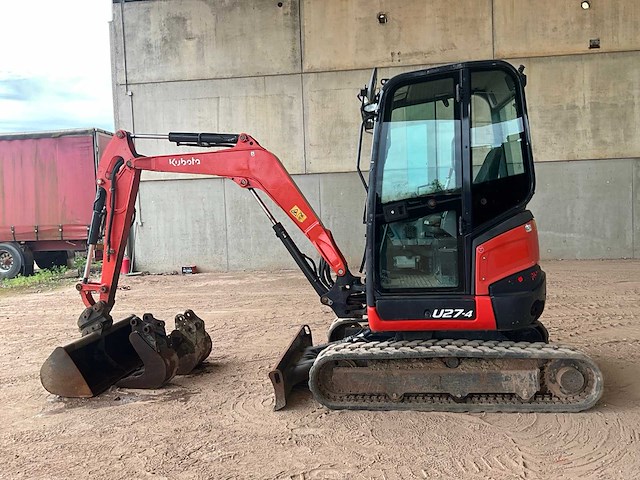 2016 kubota u27-4 rupsgraafmachine - afbeelding 20 van  20