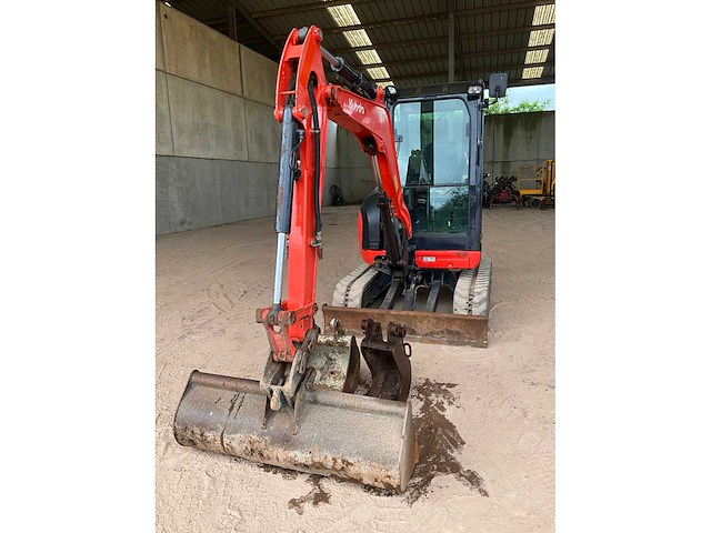 2016 kubota u27-4 rupsgraafmachine - afbeelding 12 van  20