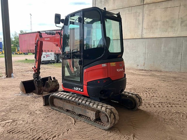 2016 kubota u27-4 rupsgraafmachine - afbeelding 19 van  20