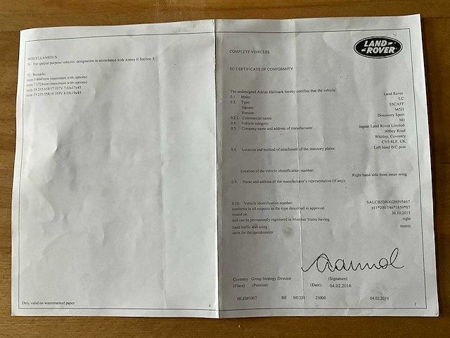 2016 land rover discovery sport - 94 133 km - 2.0 tdi personenauto - afbeelding 23 van  30