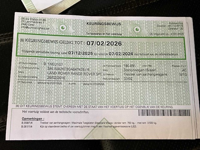 2016 land rover range rover sport - afbeelding 15 van  20