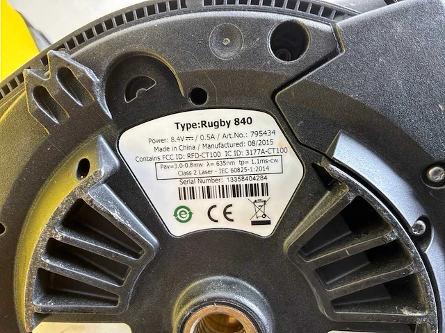 2016 leica rugby 840 roterende laser zelfstellend horizontaal/verticaal - afbeelding 3 van  12