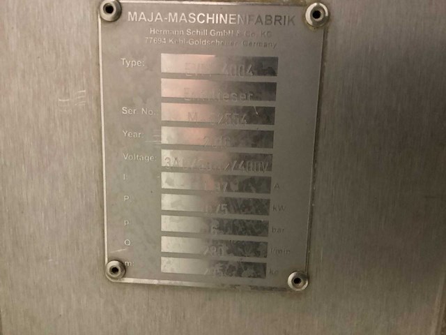 2016 maja evm 4004 ontvliesmachine - afbeelding 6 van  6