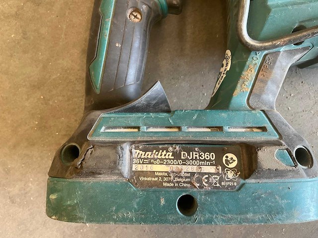 2016 makita djr360 reciprozaag - afbeelding 3 van  3