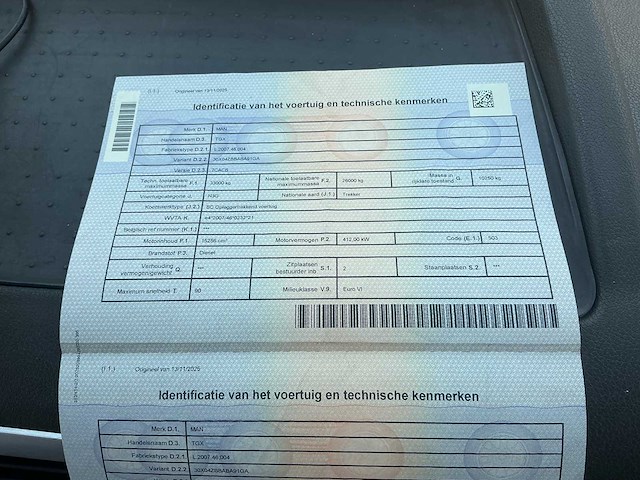 2016 man tgx 33.560 vrachtwagen - afbeelding 29 van  38