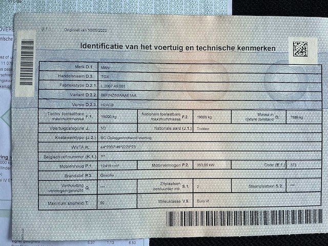 2016 man tgx vrachtwagen - afbeelding 11 van  45