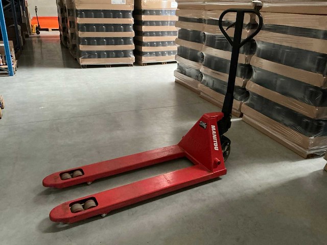 2016 manitou hand hydraulische palletwagen - afbeelding 1 van  5