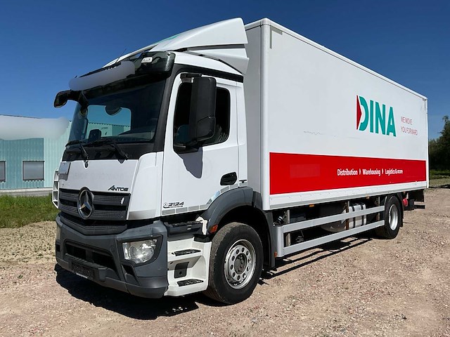 2016 mercedes antos bakwagen hydraulische laadklep - euro 6 - airco - automaat - afbeelding 1 van  50