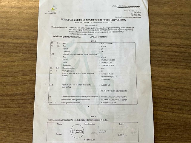 2016 mercedes antos bakwagen hydraulische laadklep - euro 6 - airco - automaat - afbeelding 41 van  47