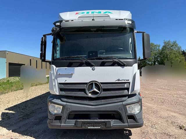 2016 mercedes antos bakwagen hydraulische laadklep - euro 6 - airco - automaat - afbeelding 46 van  47