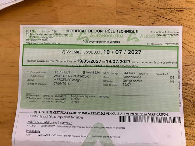 2016 mercedes-benz atego 1530 bluetec 6 mercedes-benz atego 1530 bluetec 6 / takelwagen - afbeelding 29 van  36