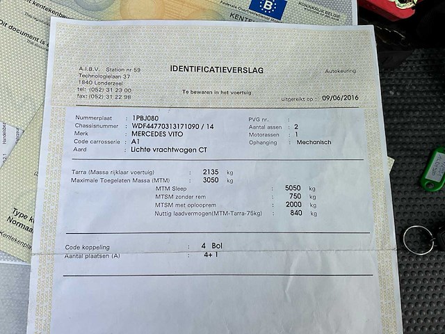 2016 mercedes-benz vito - 6 zitplaatsen - automaat bedrijfswagen - afbeelding 11 van  18