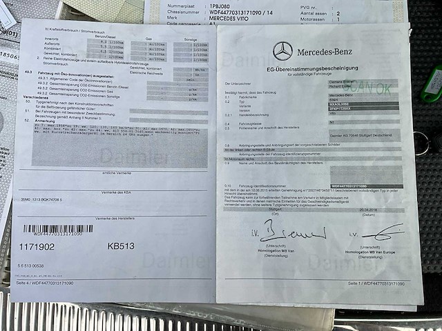 2016 mercedes-benz vito - 6 zitplaatsen - automaat bedrijfswagen - afbeelding 12 van  18