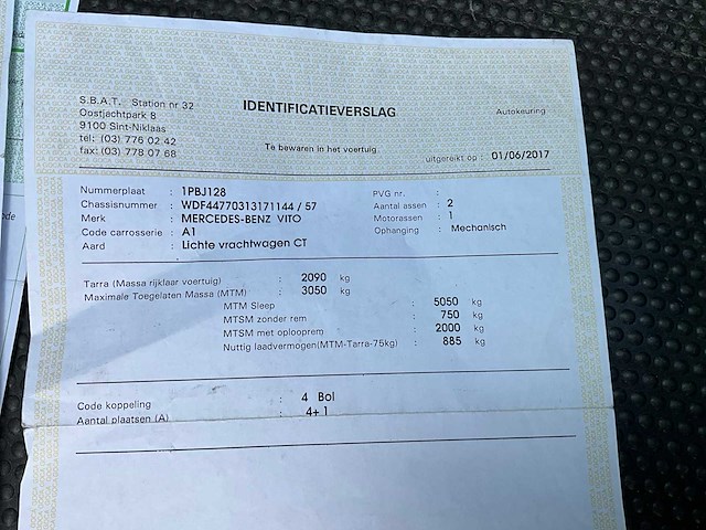 2016 mercedes-benz vito bedrijfswagen - afbeelding 20 van  27