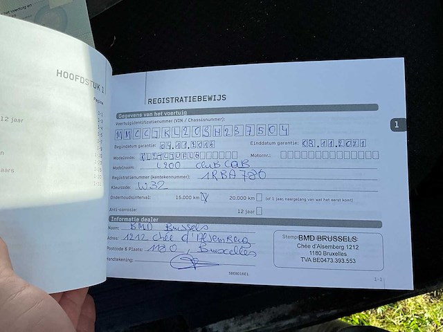 2016 mitsubishi l200 lichte vrachtwagen - afbeelding 17 van  38