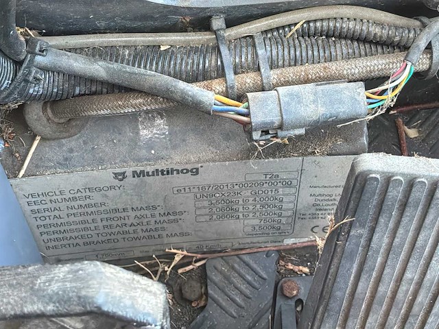2016 multihog cx 55 werktuigdrager - afbeelding 26 van  36