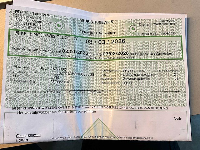 2016 opel combo - afbeelding 14 van  25