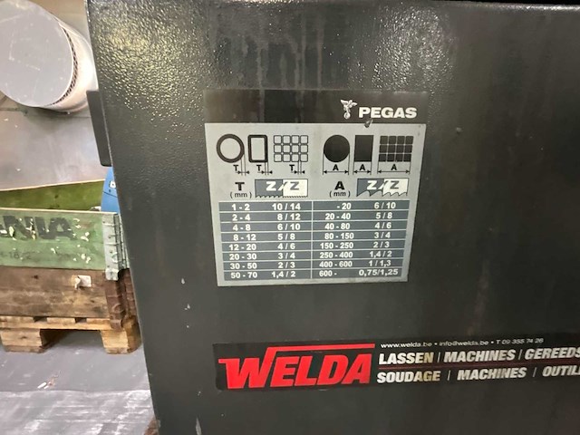 2016 pegas metalen horizontale bandzaagmachine - afbeelding 3 van  11
