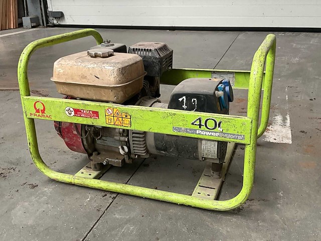 2016 pramac e4000 stroomgenerator - afbeelding 1 van  9
