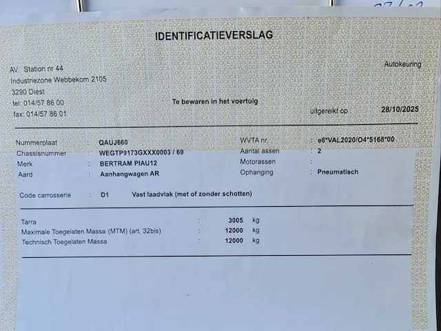 2016 rolf betram aanhangwagen - afbeelding 5 van  15