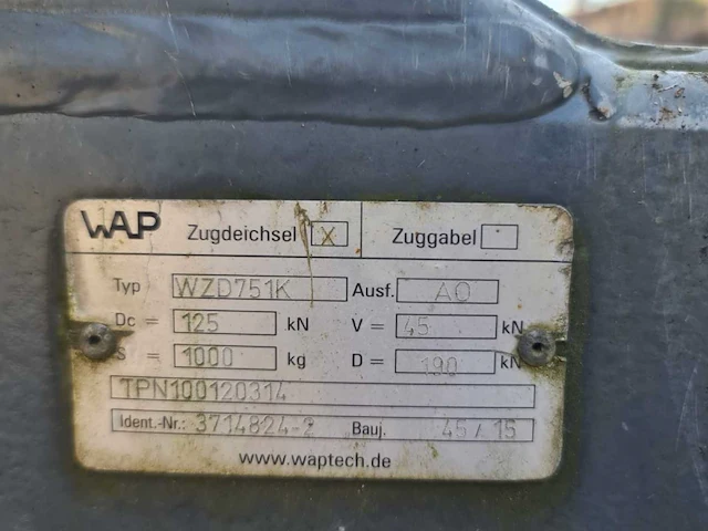 2016 rolf betram aanhangwagen - afbeelding 12 van  15