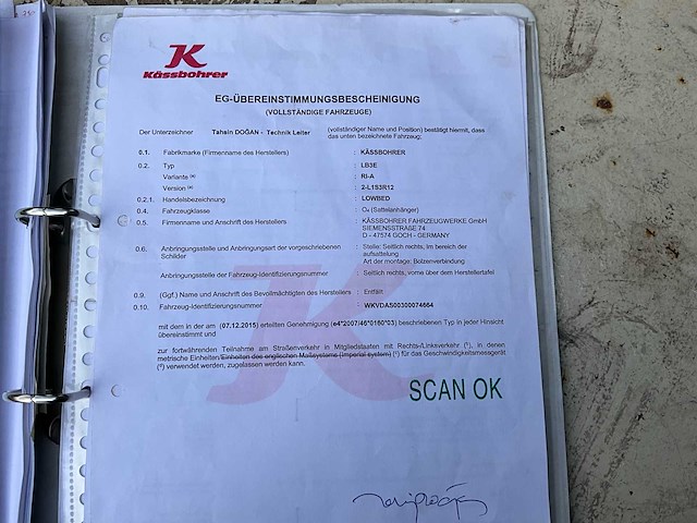 2016 royen / kaessbohrer maxiway dieplader plateau - afbeelding 25 van  25