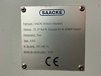 2016 saacke a350 doorloopoven - afbeelding 41 van  58