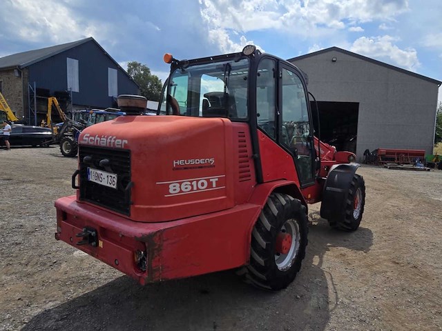 2016 schäffer 8610t telehandler - afbeelding 3 van  9
