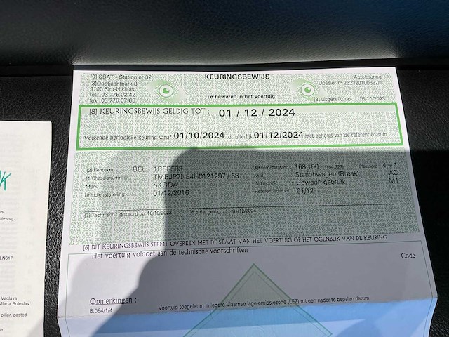 2016 skoda octavia 5e stationwagen - afbeelding 32 van  43