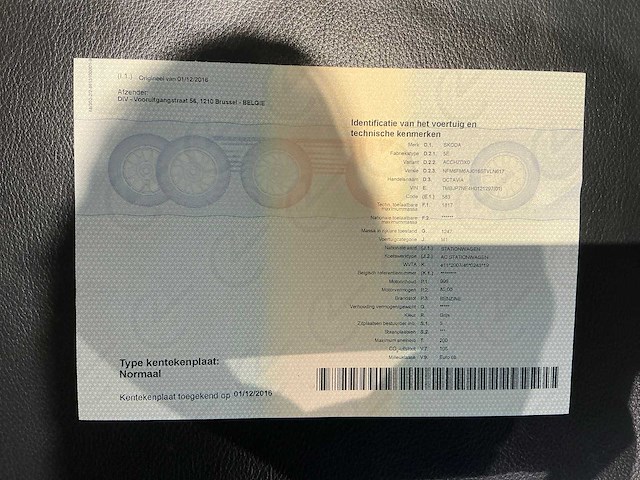 2016 skoda octavia 5e stationwagen - afbeelding 37 van  43