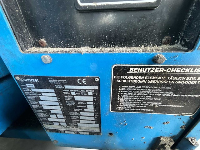 2016 snorkel mewp hoogwerker - afbeelding 3 van  17