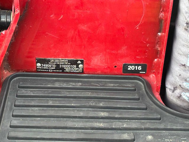 2016 toro zmaster professional 7409te zero-turn zitmaaier - afbeelding 11 van  23