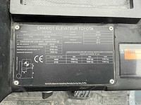 2016 toyota 06-8fg20f heftruck - afbeelding 26 van  34