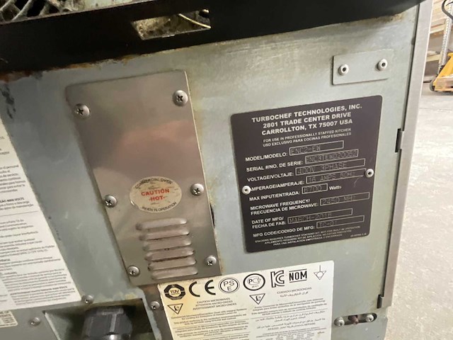 2016 turbochef enc2-en professionele hogesnelheidsoven - afbeelding 7 van  7