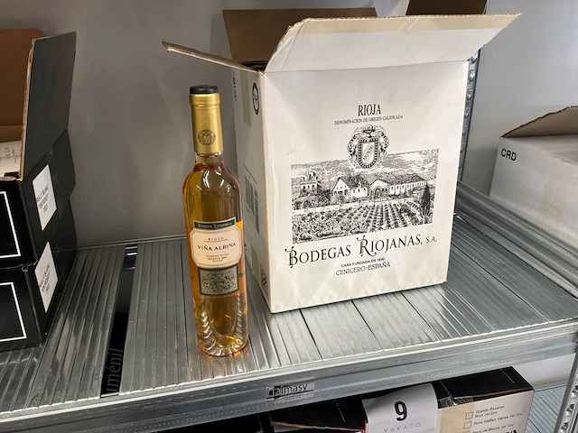 2016 viña albina vendima tardia reserva witte wijn (41x) - afbeelding 1 van  5