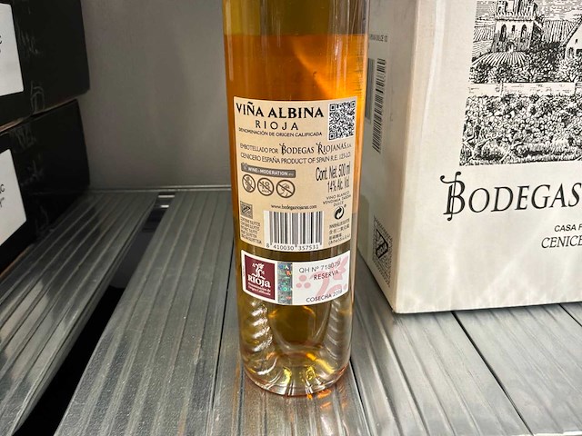 2016 viña albina vendima tardia reserva witte wijn (41x) - afbeelding 3 van  5