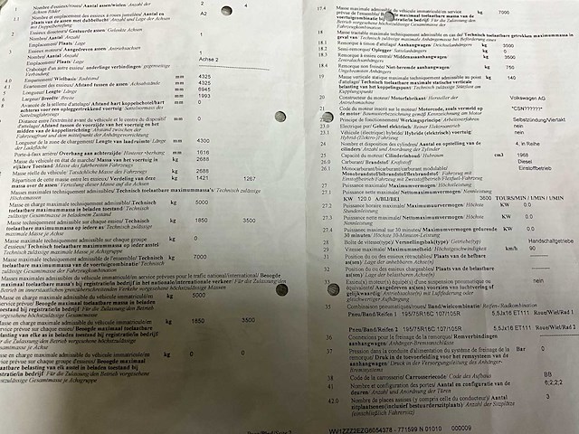 2016 vw crafter n2 crafter - euro 6 - airco - trekhaak - afbeelding 22 van  25