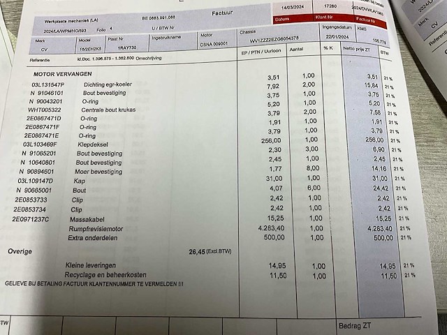 2016 vw crafter n2 crafter ingericht - euro 6 - airco - trekhaak - afbeelding 57 van  61