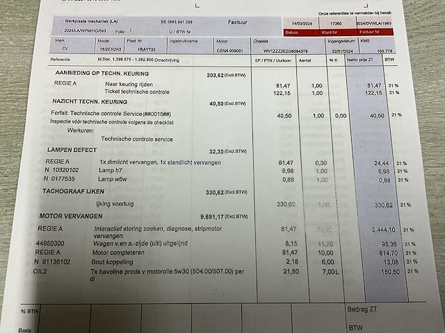 2016 vw crafter n2 crafter ingericht - euro 6 - airco - trekhaak - afbeelding 49 van  56