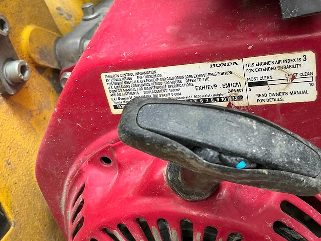 2016 wacker neuson wp1550a trilplaat - afbeelding 9 van  9