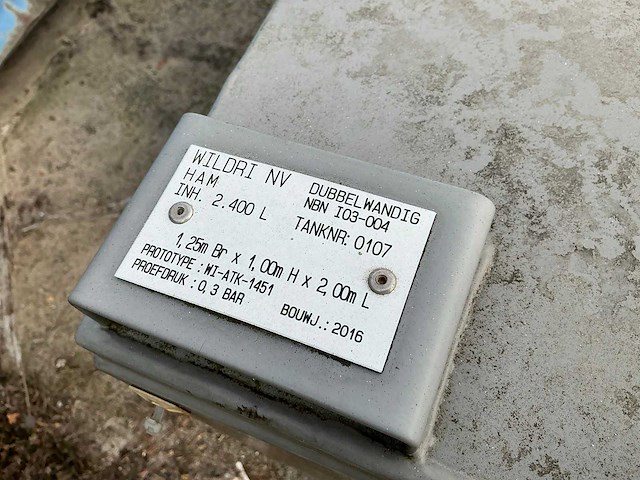 2016 wildri horizontale opslagtank - afbeelding 4 van  5