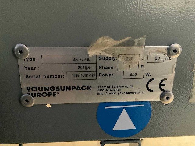 2016 youngsunpack mh-fj-1a dozensluitmachine - afbeelding 7 van  7